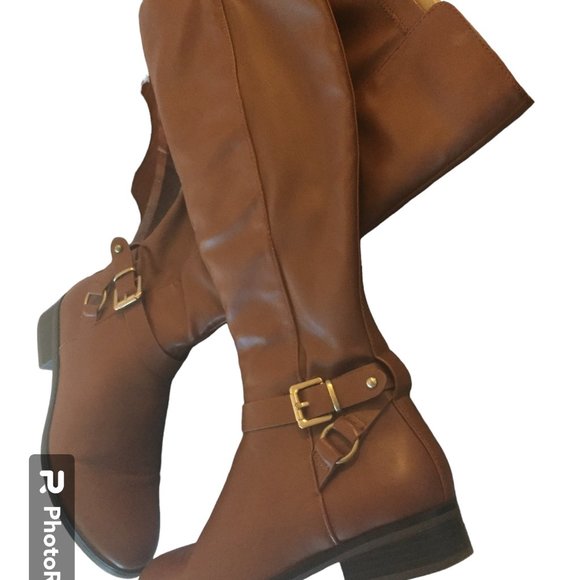 ALDO Round Toe Side Zip Knee High Riding Boots - Picture 1 of 11
